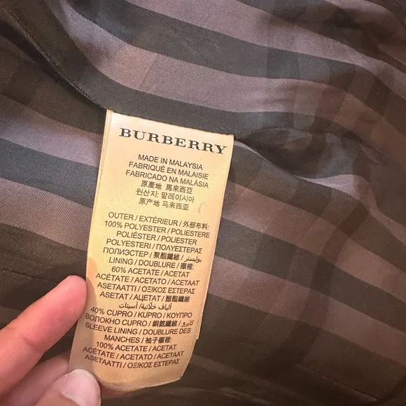 Burburrey winter coat size M - Picture 6 of 10